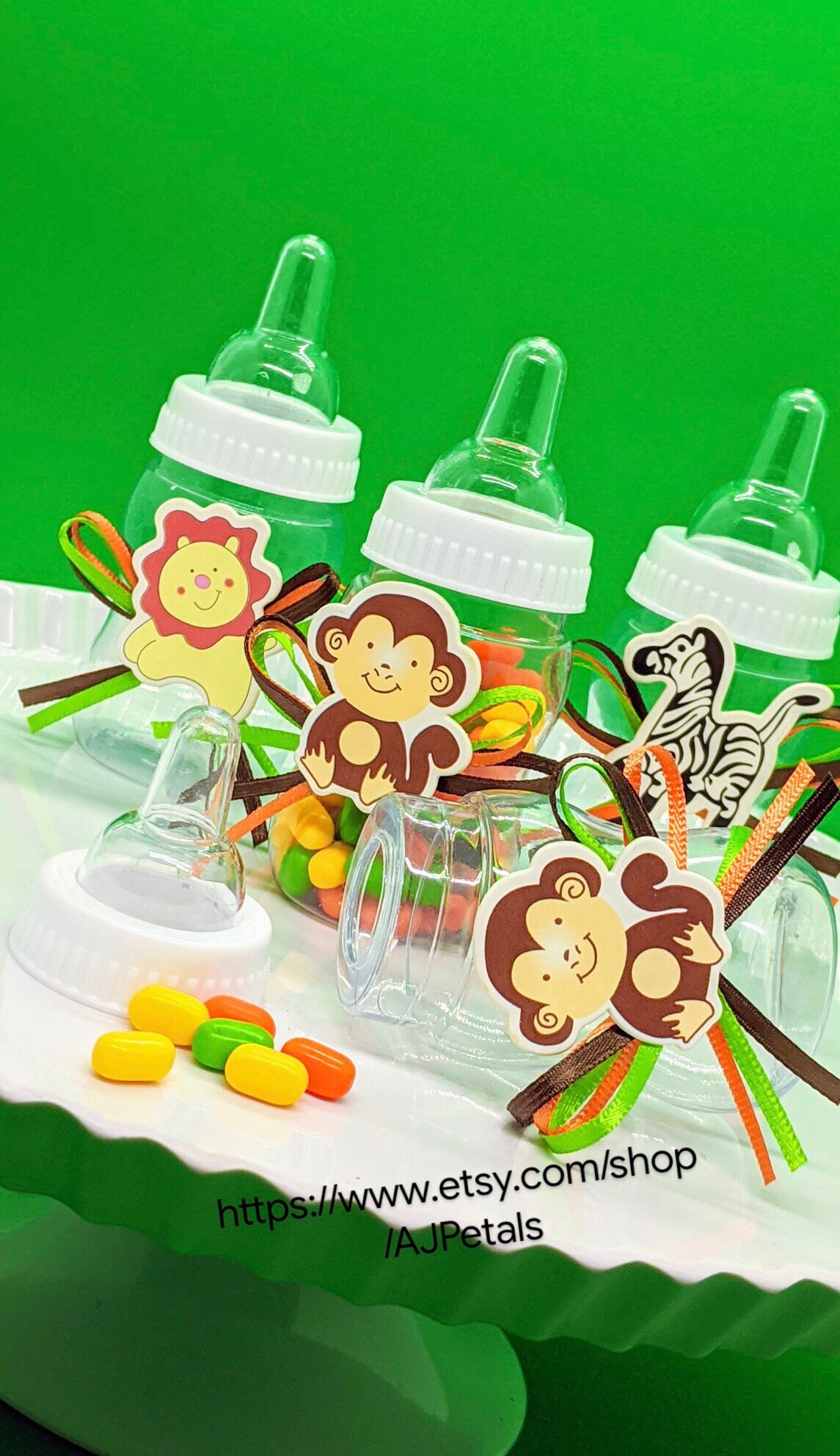 24 Safari Baby Shower Favors / Safari Candy Table Decorations Etsy