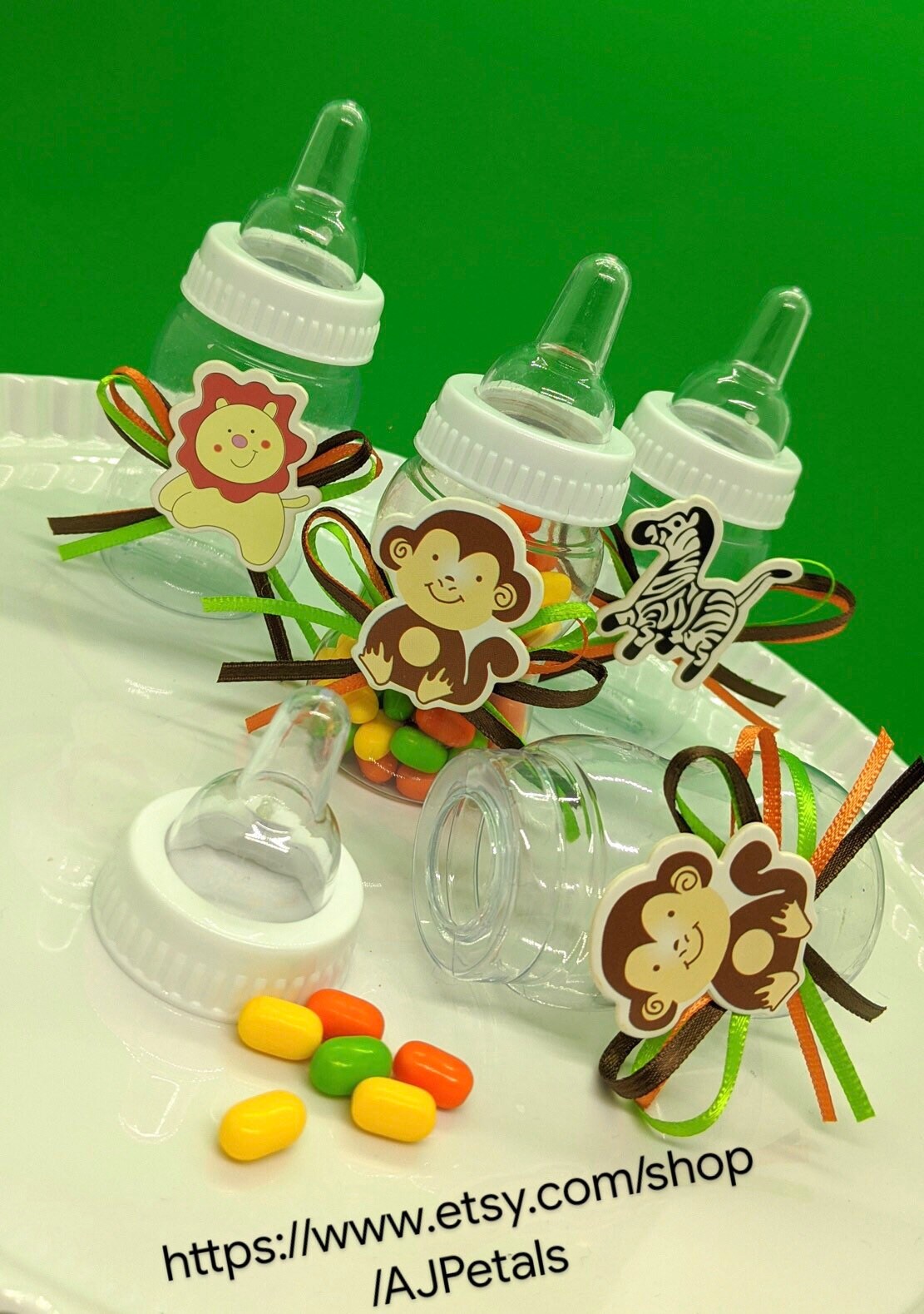 24 Safari Baby Shower Favors / Safari Candy Table Decorations Etsy