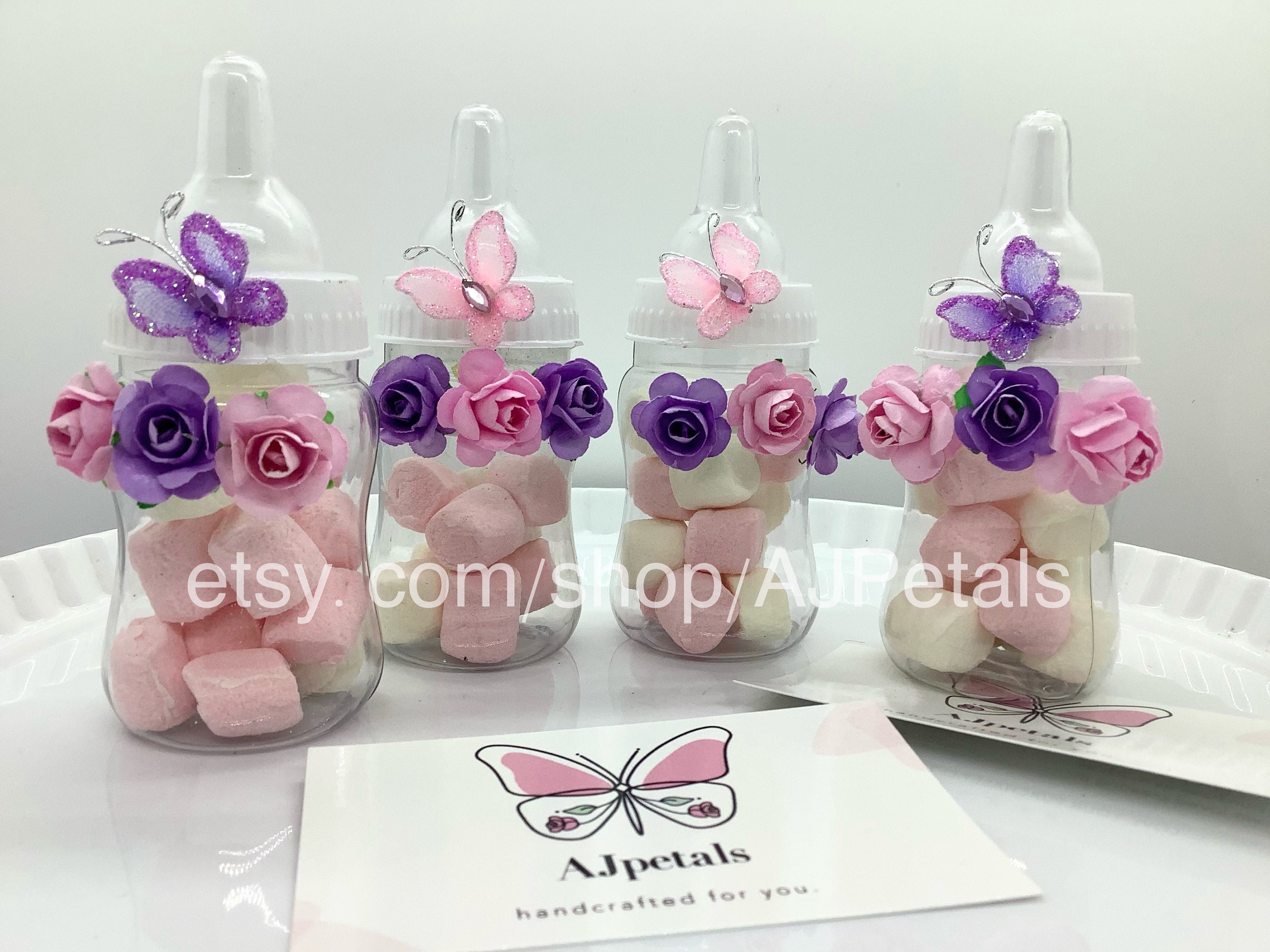 24 Butterfly Baby Shower FavorsPink Butterfly Baby Etsy