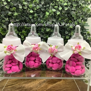 24 Flower Baby Shower Favors/Boho Baby Favors/Flower Baby Shower/Boho Baby Shower/Greenery Baby Shower Bottles/Boho Baby Shower decor