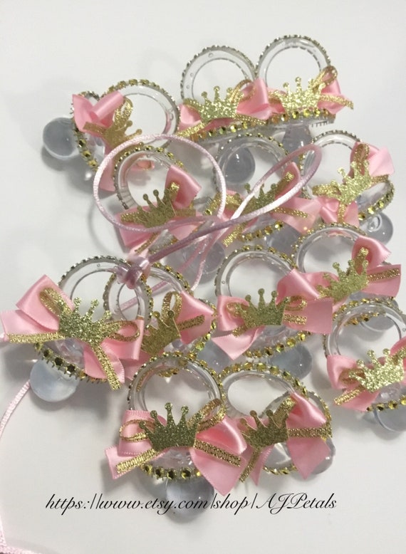 pacifier baby shower favors