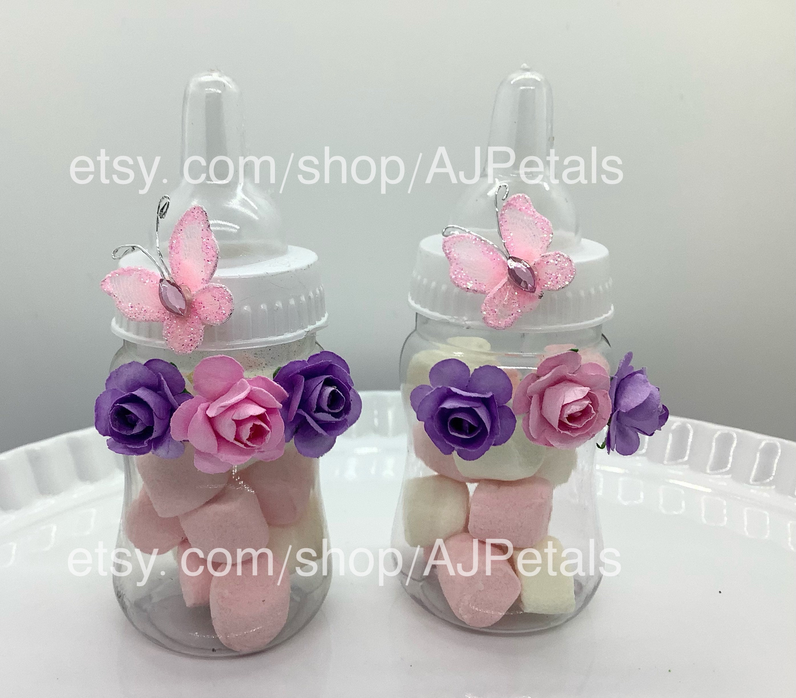 24 Butterfly Baby Shower FavorsPink Butterfly Baby Etsy