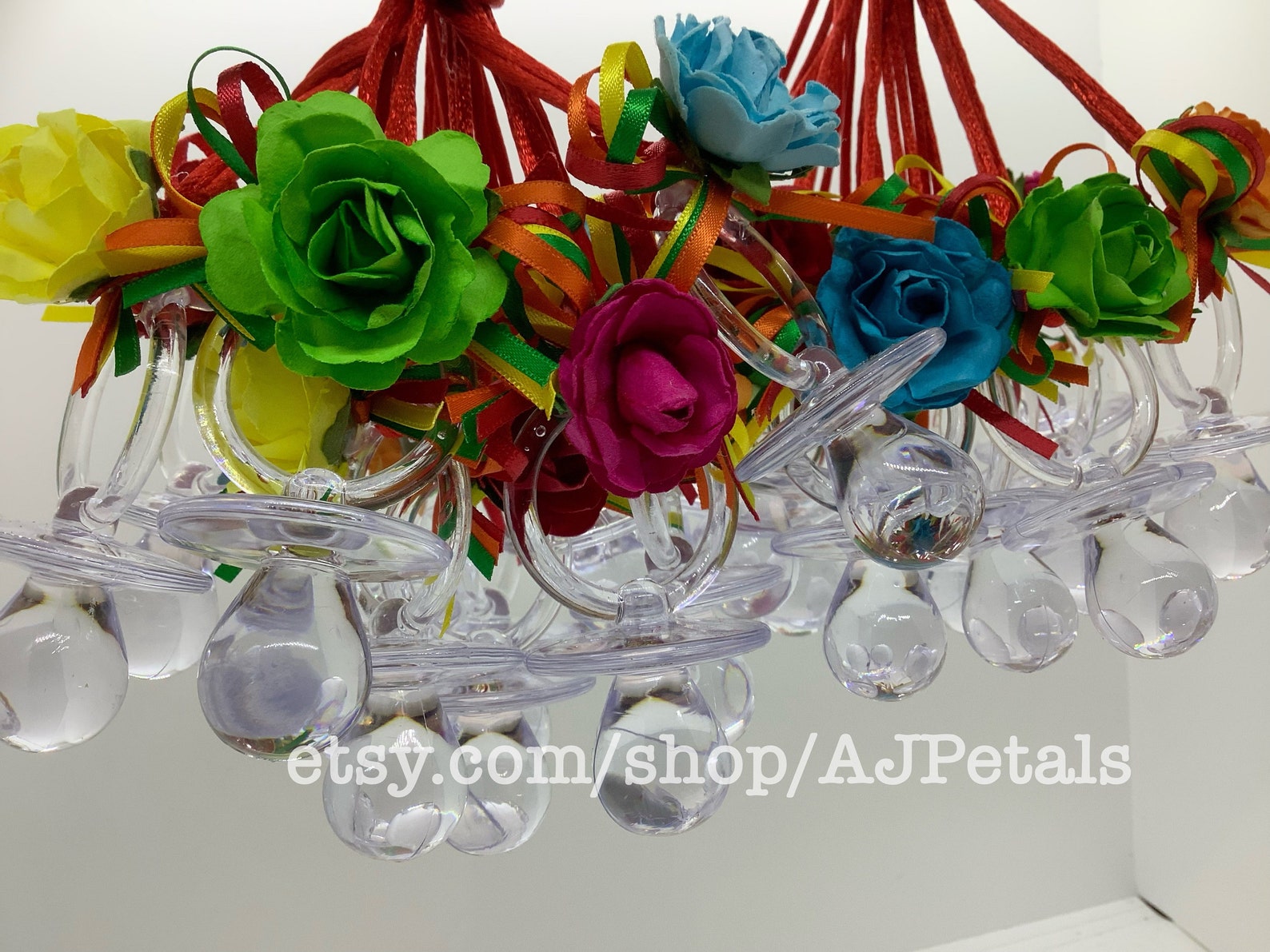 24 Fiesta Baby Shower Pacifiers/mexican Baby Shower Etsy