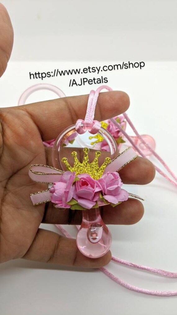 pacifier baby shower favors