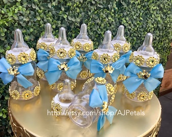 24 Royal Baby Shower Favors|RoyalPrince Baby Shower Favors|Prince first Birthday Favors|Babys Shower table decorations|Princess Baby Shower