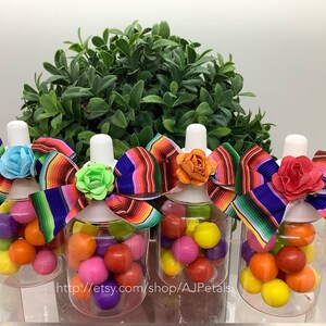 24 Mini Fiesta Baby Shower Bottles/Mexican Baby Shower/Fiesta Baby Shower Party Favors/Fiesta Baby Shower Guest Favors/Fiesta decor