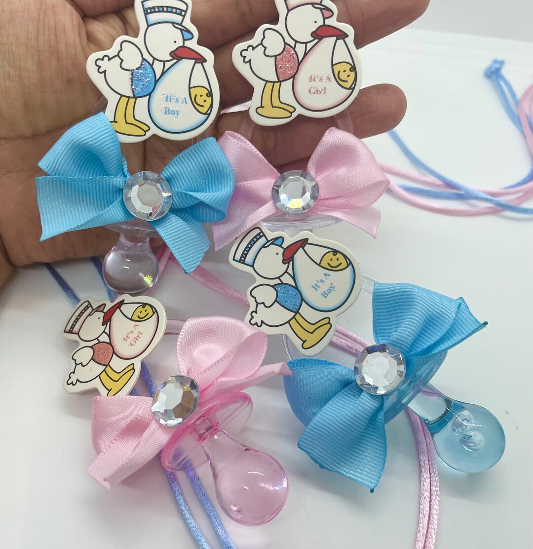 24 Stork Baby Shower Game Necklace/baby Shower Favors/stork Etsy