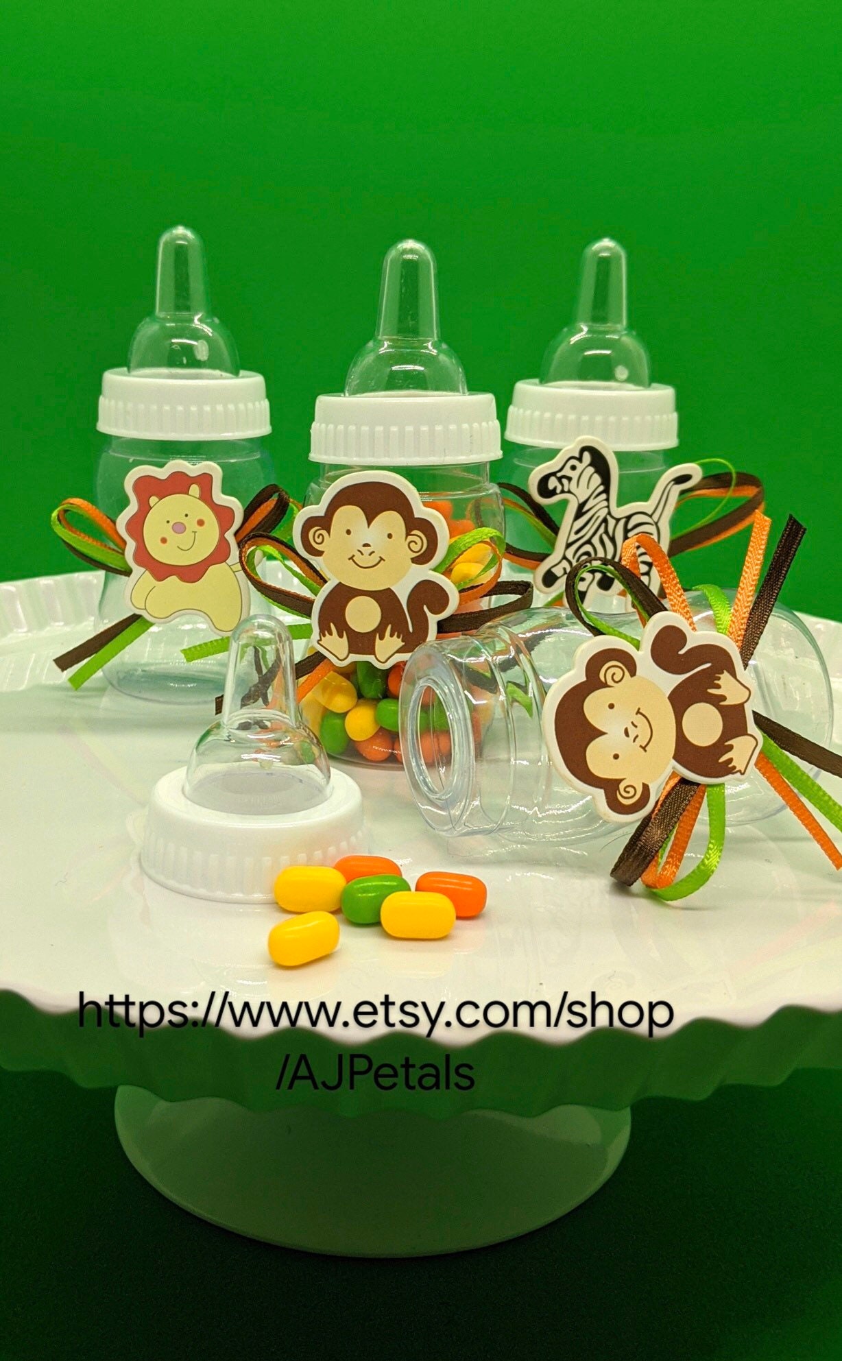 48 Safari Animal Jungle Baby Shower FavorsSafari Bottle Etsy
