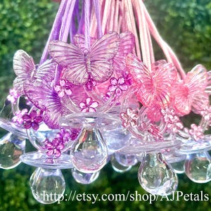 Pink & Purple Butterfly Pacifiers: Baby Shower Favors, Games (24 pc)