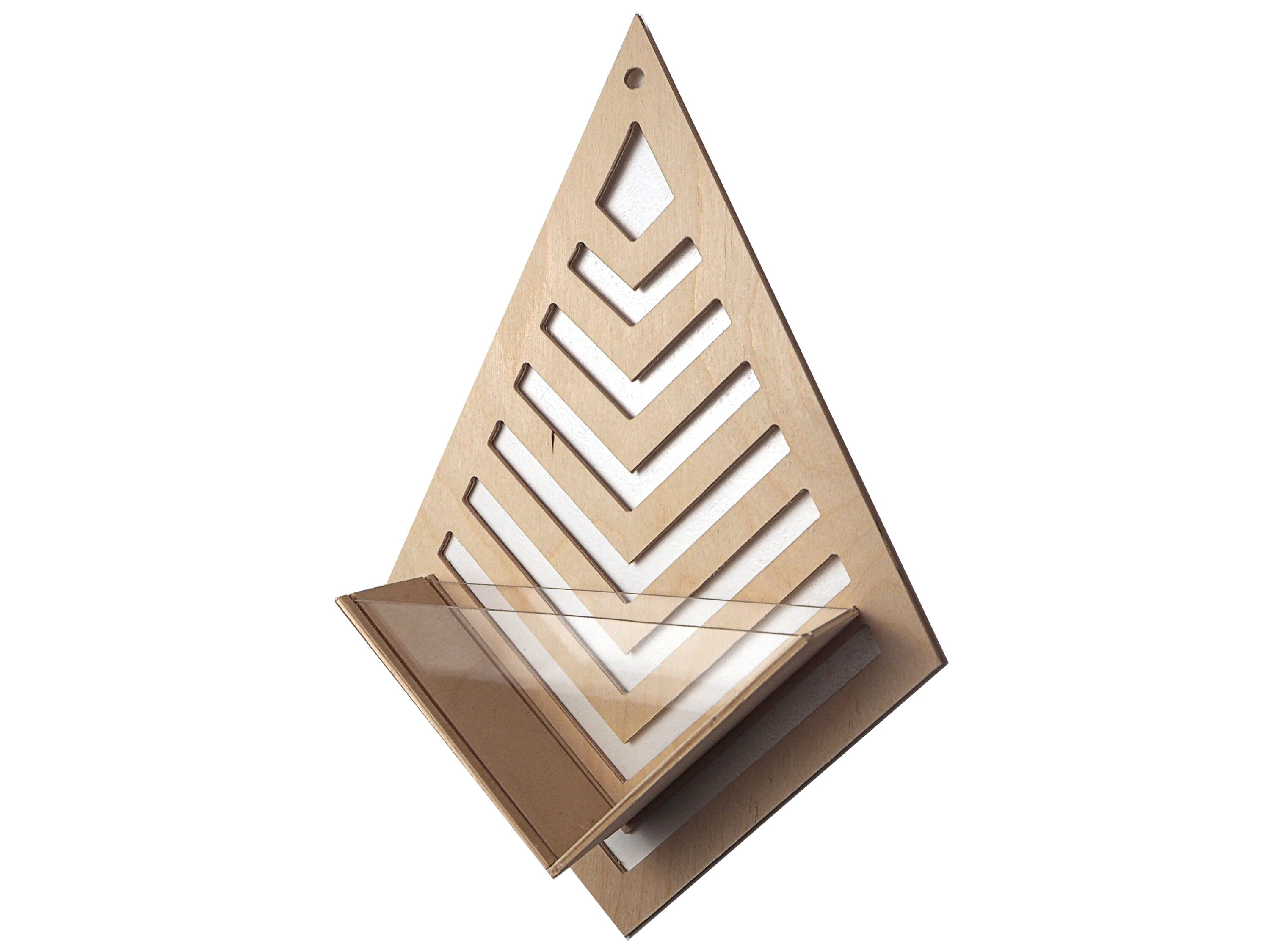 Wall Hanging Planter for Indoor Plants Wooden Plant Holder | Etsy