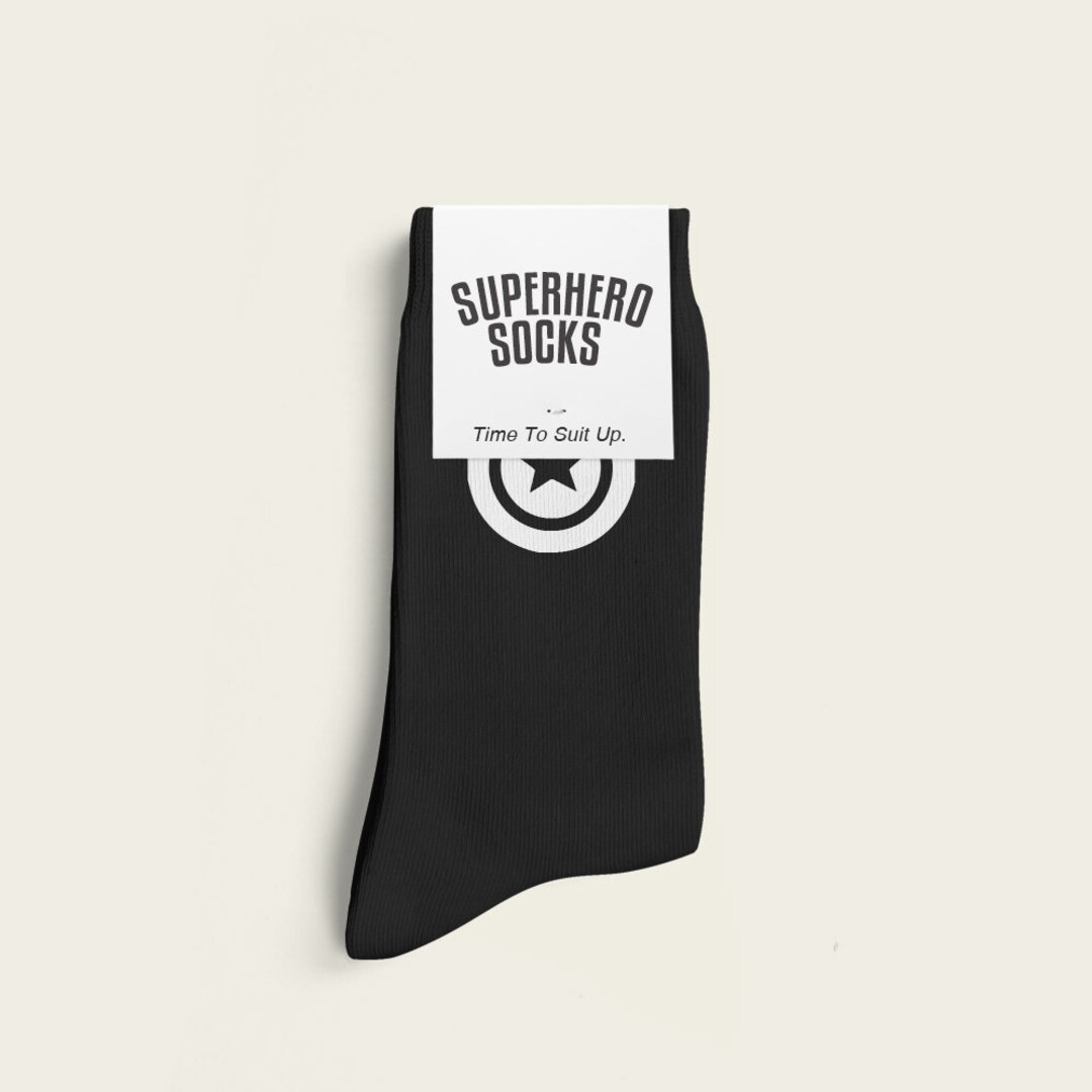 Superhero Socks Mens Superhero Socks Groom and Groomsman - Etsy