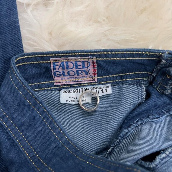 vintage 70's faded glory metallic disco jeans - image 7