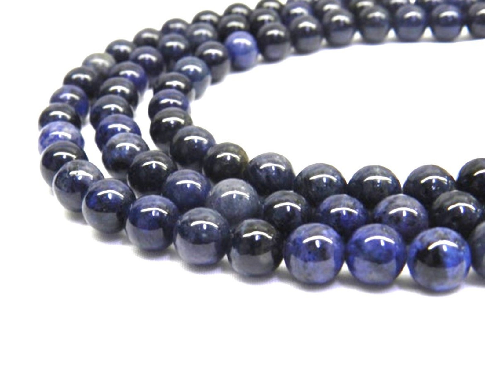 Dumortierite Beads 8mm Beads Blue Dumortierite Rare Etsy