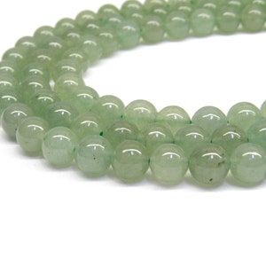 Green Aventurine, Aventurine, Aventurine Beads, Beads for Jewelry Making, Gemstone Beads, Green Beads 4mm Beads 4mm Gemstone beads 8mm Beads