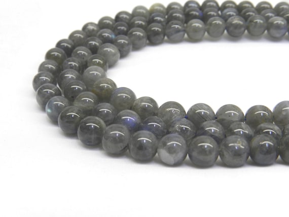 Labradorite Beads, AA Quality, 8mm Labradorite, 8mm Beads, Labradorite, Rare Gemstone, Rare Beads, 6mm Beads, Gray Moonstone, Natural Beads
