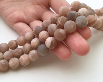 Sunstone Beads, Matte Beads, 6mm, 8mm Beads, 10mm, Frosted Beads, Sunstone, Matte Sunstone, Beads For Jewelry Making, Sunstone Gemstone