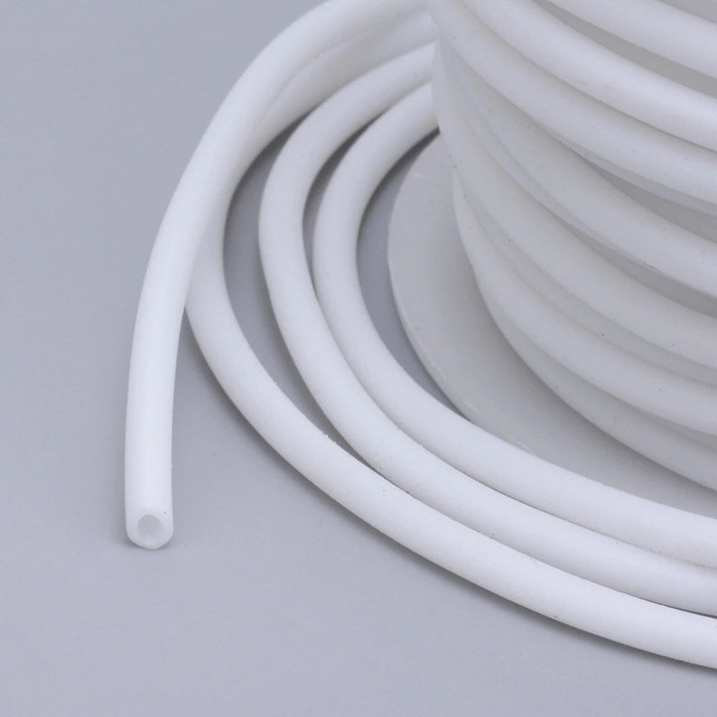 2mm Hollow Pipe Tubular Rubber PVC Cord Etsy