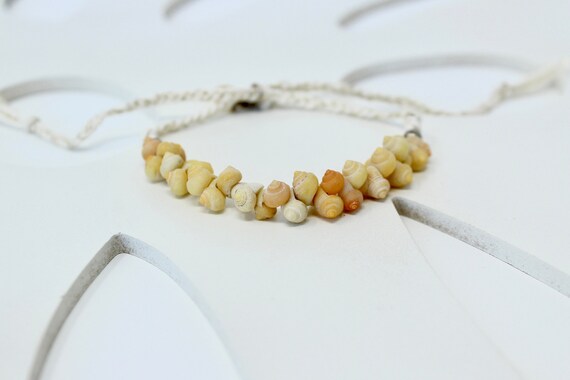 Shell Bracelet Ankle Or Wristfine Jewelrybijoux Plageidée Gift Mothers Daymedina Blue
