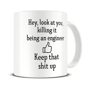 Funny Engineer Gift, Engineer Mug, Killing It Engineer Coffee Mug, Engineering Graduation Gifts, Engineer Coffee Mug, Funny Mugs, MG706