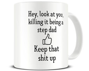 Step Dad Mug - Funny Step Dad Gifts - Best dad - Fathers Day Gift - MG716