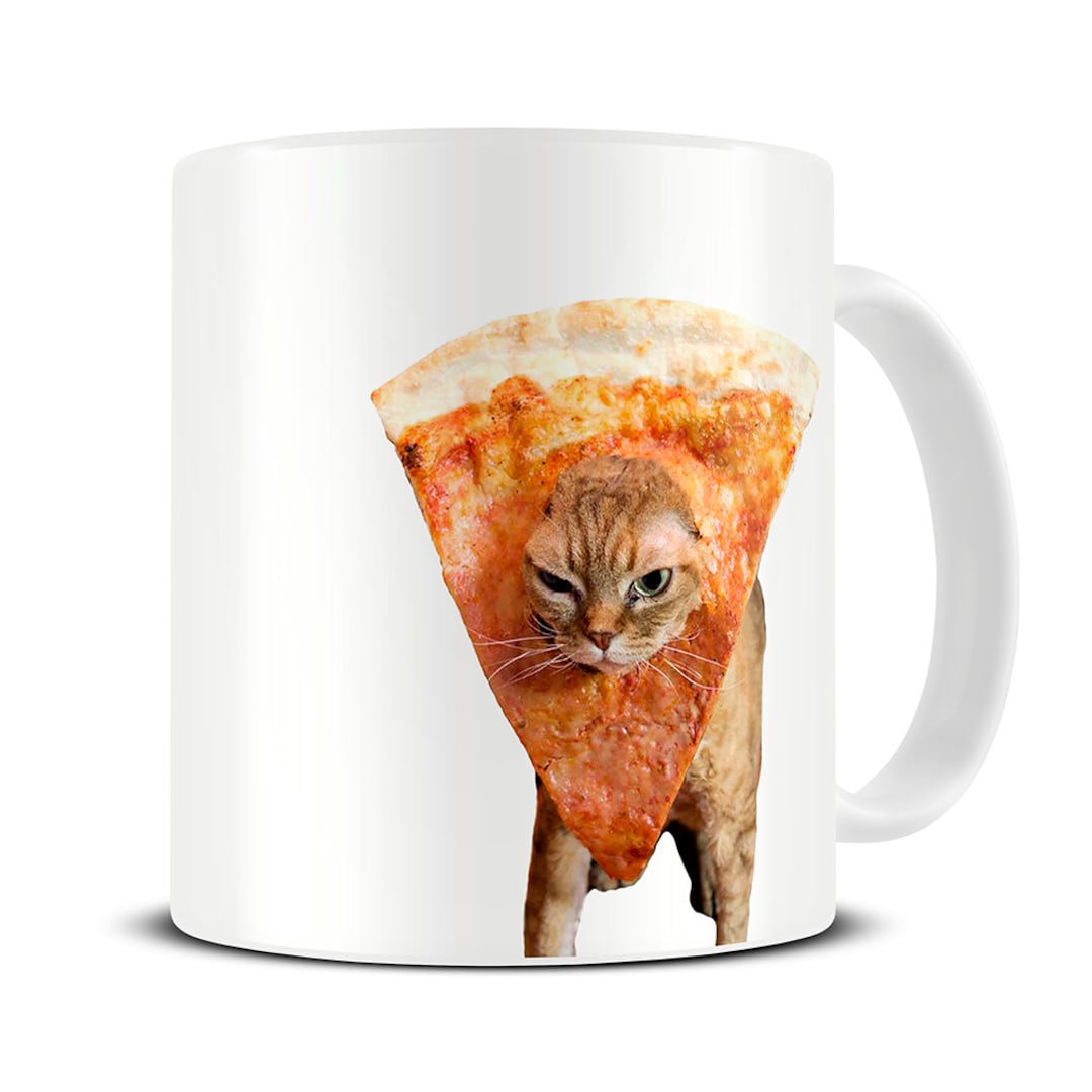 Pizza Cat Mug Pizza Cat Meme Gift Mug Funny Mug Cat Mug Cat Gifts Cat