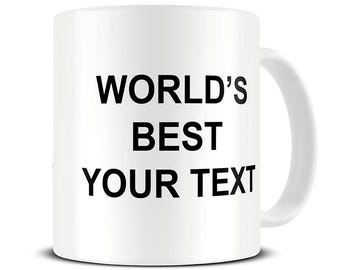 Meilleure tasse personnalisée au monde - votre choix - tasse à café meilleur patron du monde - tasse de bureau - tasses de travail - MG1023