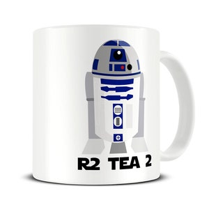 R2 Tea 2 Funny Mugs Funny Tea Mug Sci Fi Gifts Boyfriend Gift Gift for Brother Boyfriend Mug Brother Mug Space Gift MG639 image 1
