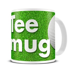 Tee Mug golf gift for dad father's day mug dad mug funny golf mug gifts for golfers MG281 image 1