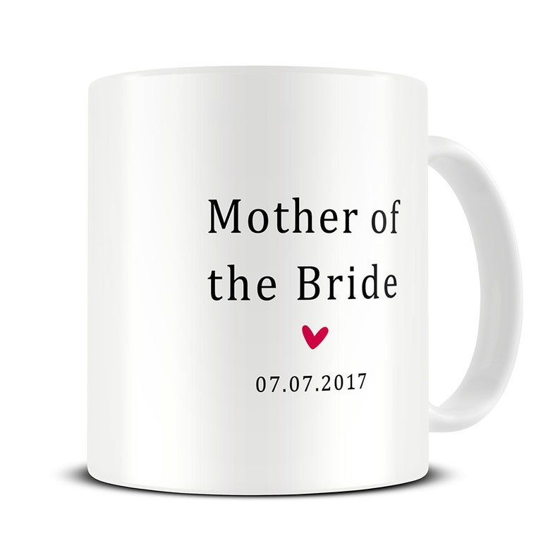 Wedding Mug Set Mother of the Bride Gift Mother of the Bride Mug Set Father of the Bride Gift Wedding Mugs Wedding Gift MG523 image 2