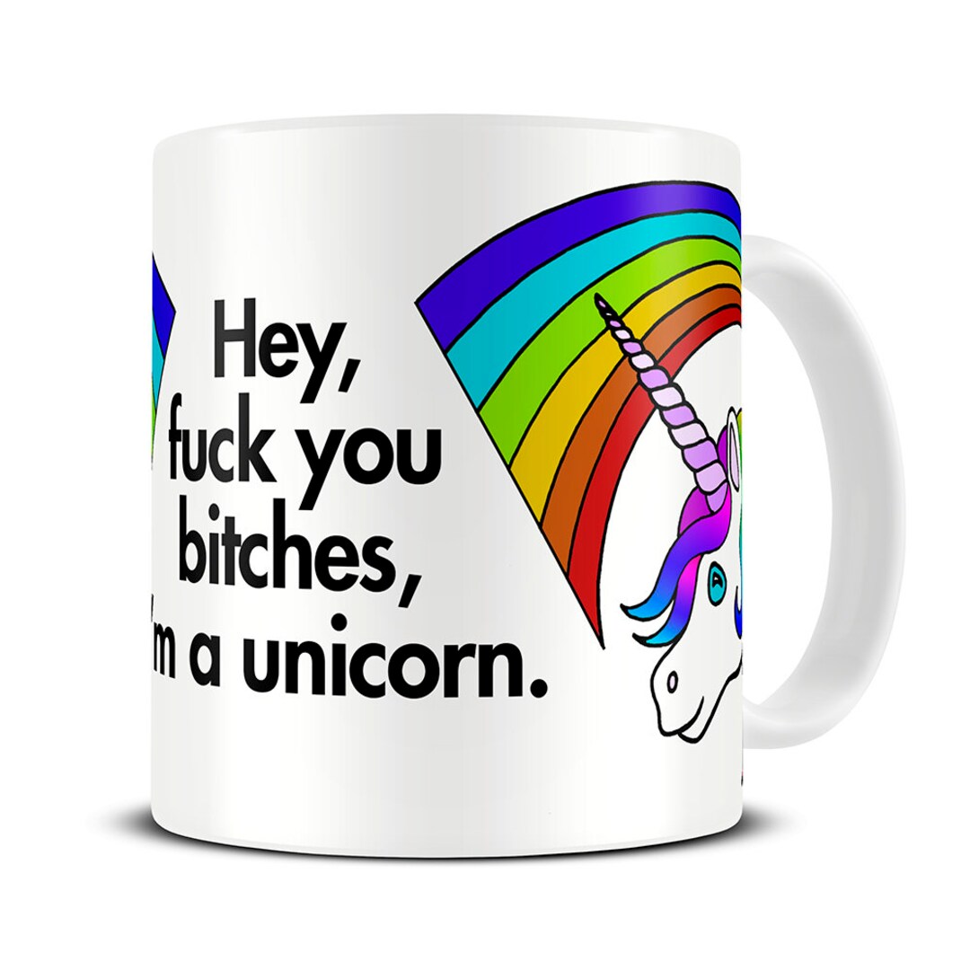 Swearing I'm a Unicorn Coffee Mug Funny Mugs Unicorn Mug Unicorn Gifts