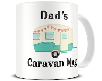 Personalised Caravan Mug - caravan gifts - dad - mum - mom - grandad - mothers day gift mug - MG433