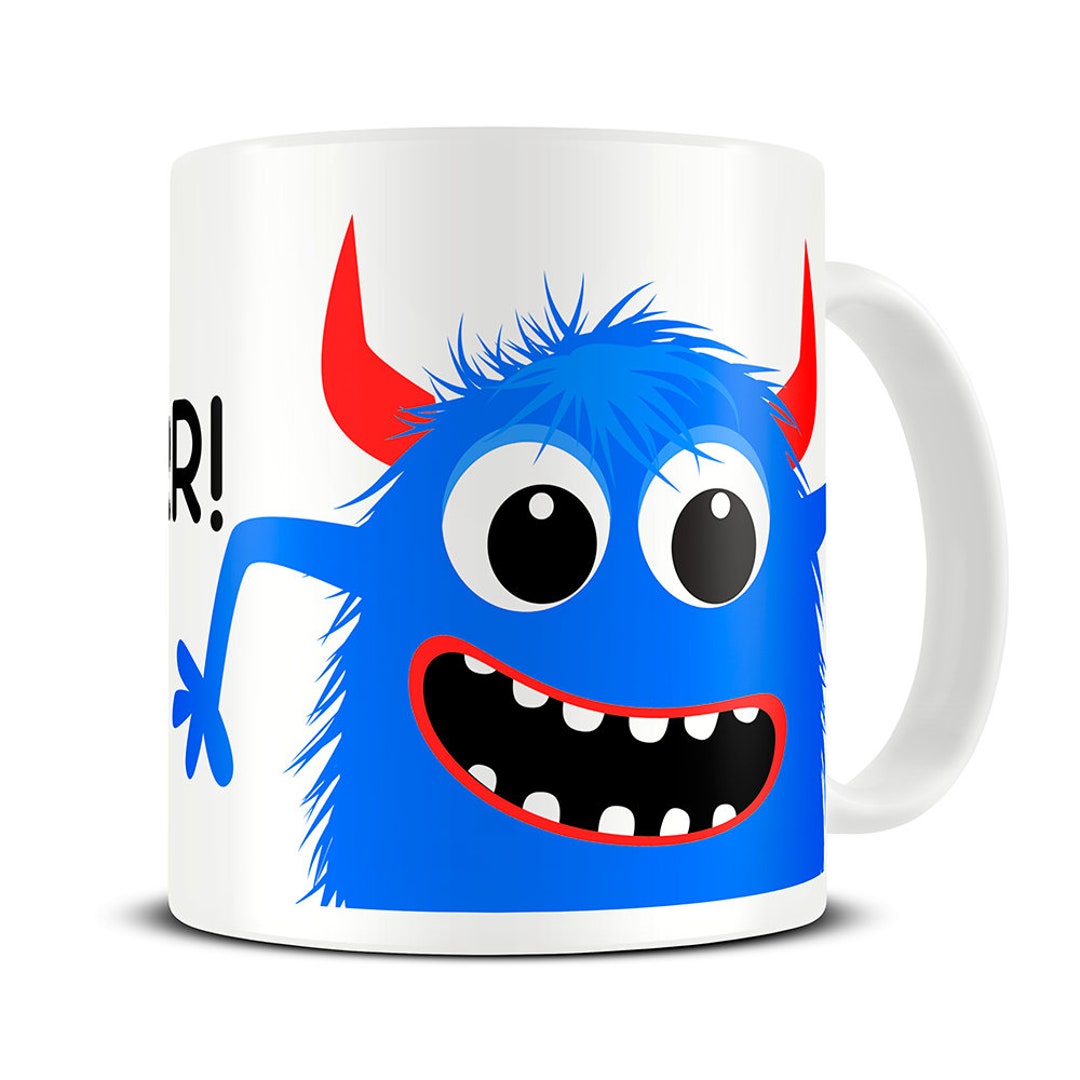 Personalised Monster Mug Childrens Mug Gift for Son Boys Etsy Italia