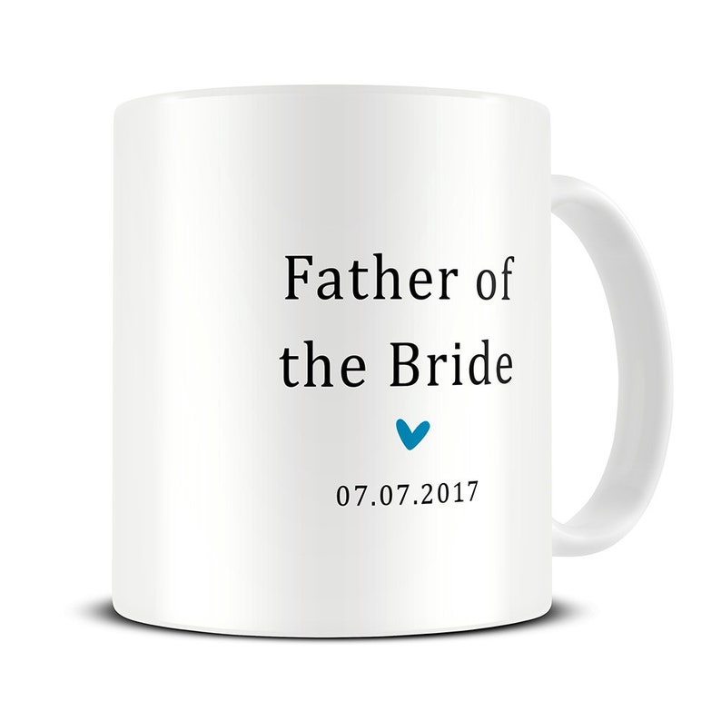 Wedding Mug Set Mother of the Bride Gift Mother of the Bride Mug Set Father of the Bride Gift Wedding Mugs Wedding Gift MG523 image 3