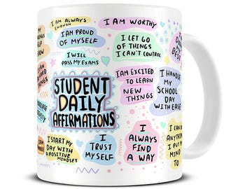 Student Mug - Student Affirmation Mug - Gift for Student - Uni Gifts - University Gifts - Back to School Gift - MG994
