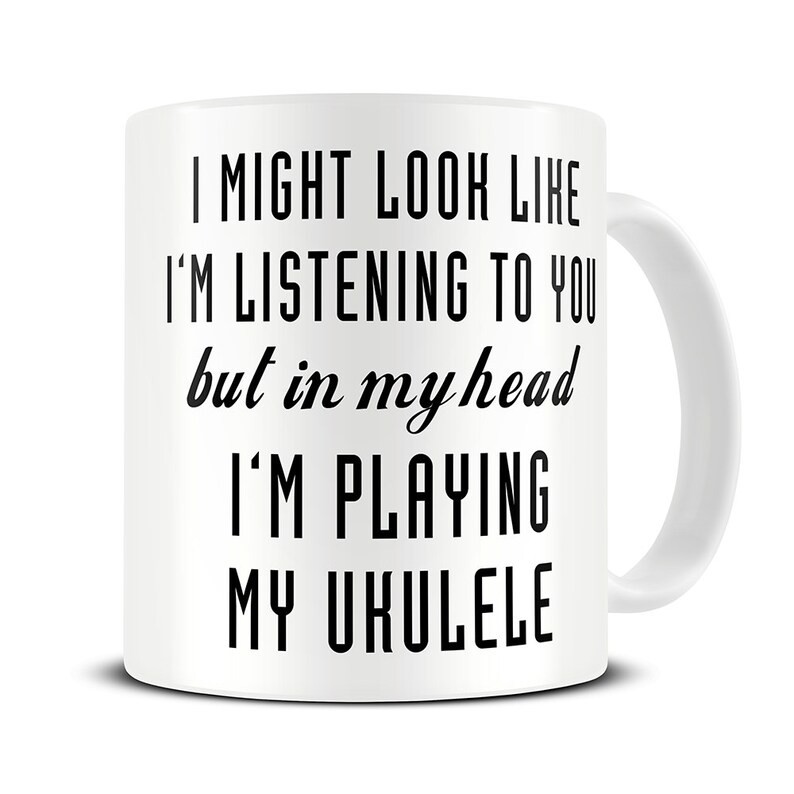 Sottobicchiere Regalo Originale Con Scritta 'In My Head I'm Playing My Accordion' | MDF Lucido 9x9 Cm