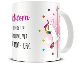 Veticorn Mug - Gift for Vet - Vet Mug - Vet Gifts - Coffee Mug - Veterinary Gifts - Veterinary Mug - Vet Coffee Mug - Unicorn Mug - MG783