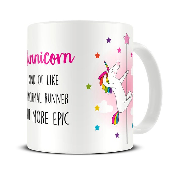 Runnicorn Mug, Gift for Runner, Running Mug, Fitness Gifts, Gift for Runner, Marathon Runner Gift, Unicorn Mug, Awesome Unicorn, MG779