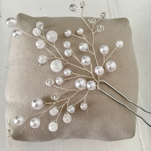 Bridal hairpins with pearls in milk white hair accessories party handmade wedding accessories bridal hair accessories minimalist
