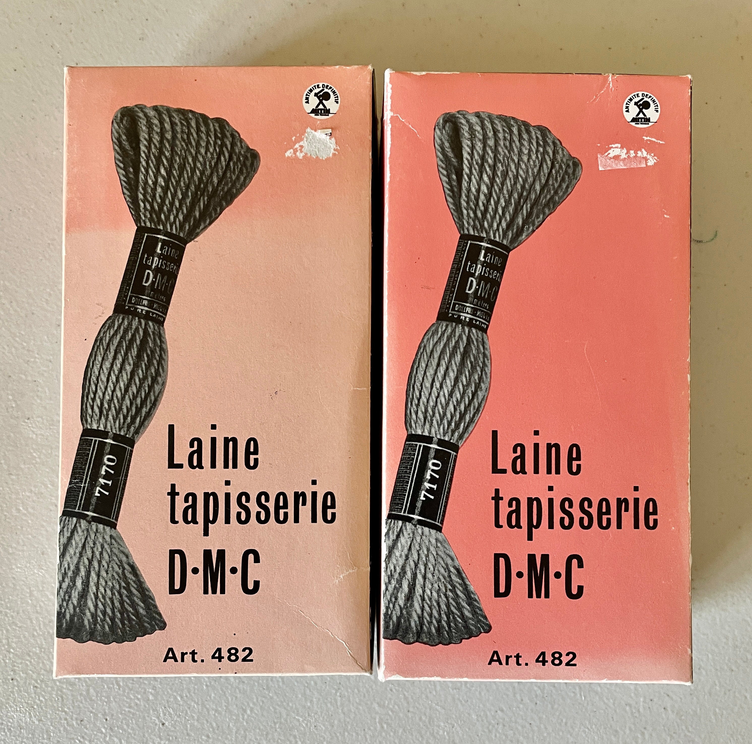 Vintage Wool Tapestry Thread in Boxes / Laine Tapisserie DMC - Etsy