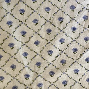 Laura Ashley English Country Print in Purple Floral 54 Inches By 62 Inches