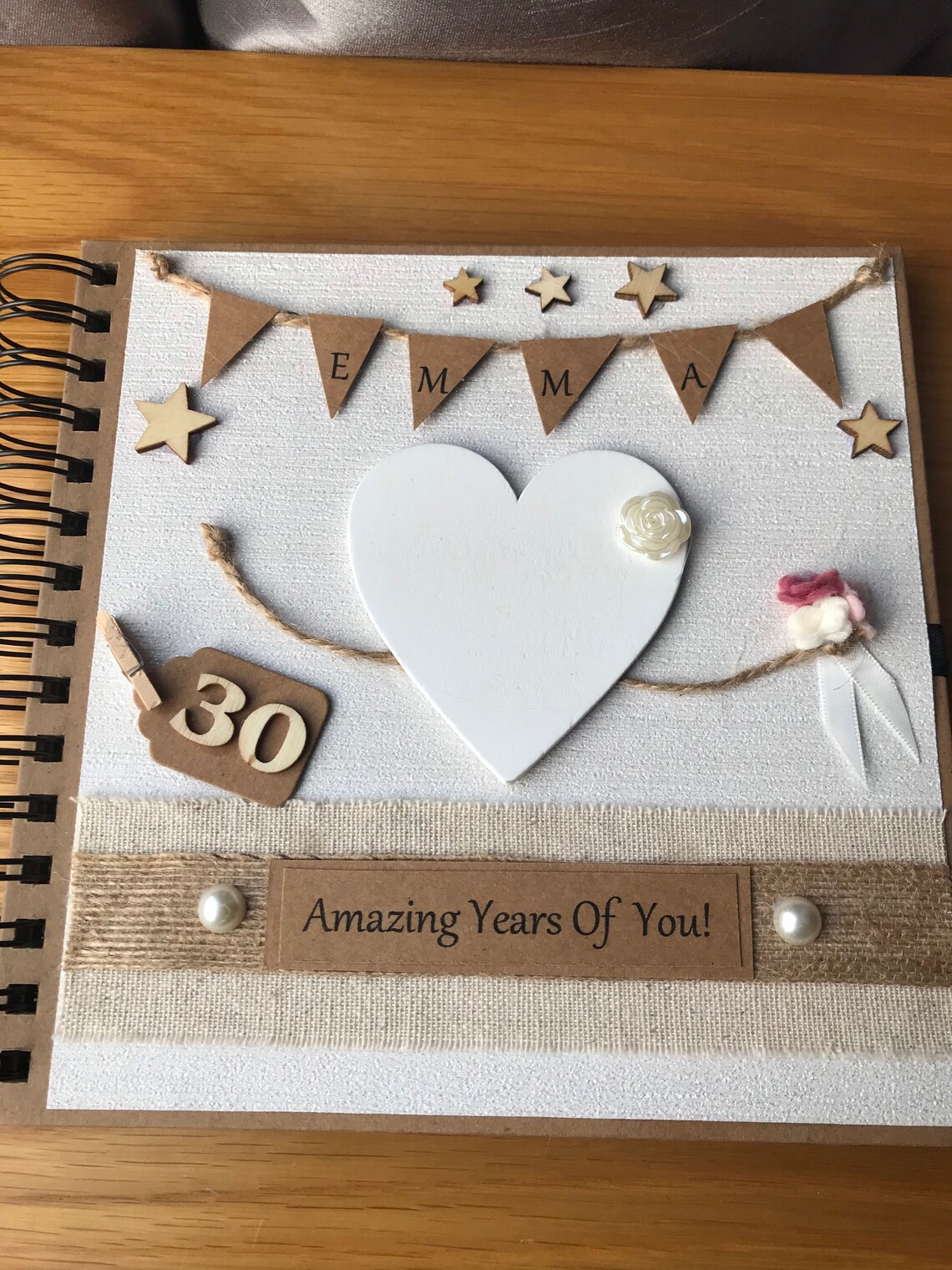 Handmade Keepsake Albummemory Keepsake Album16th 18th 21st Etsy