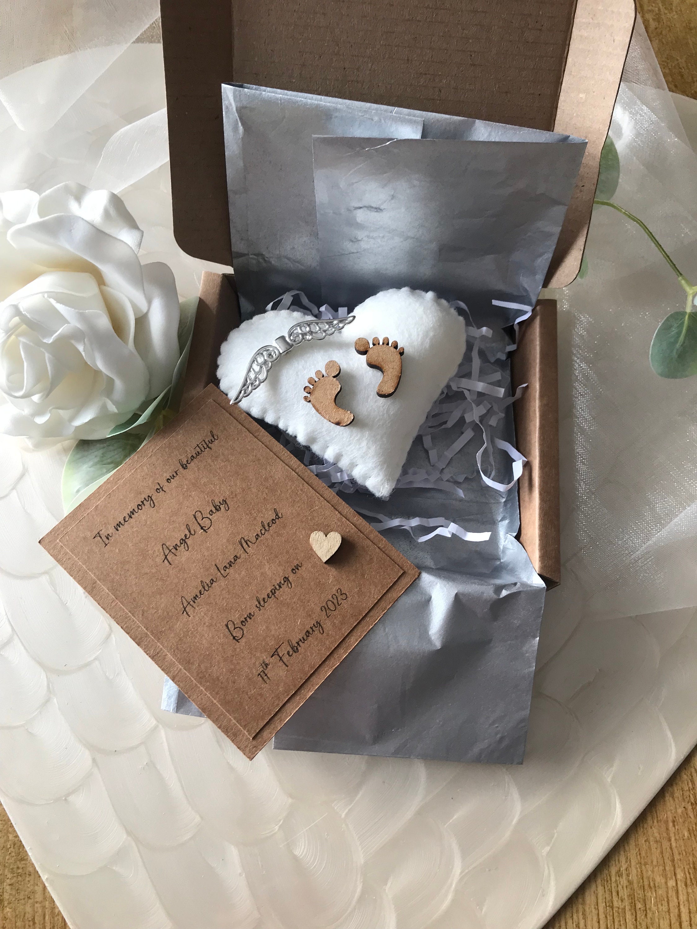 Remembrance Jewelry Miscarriage Keepsake Box Loss Of Baby Memory