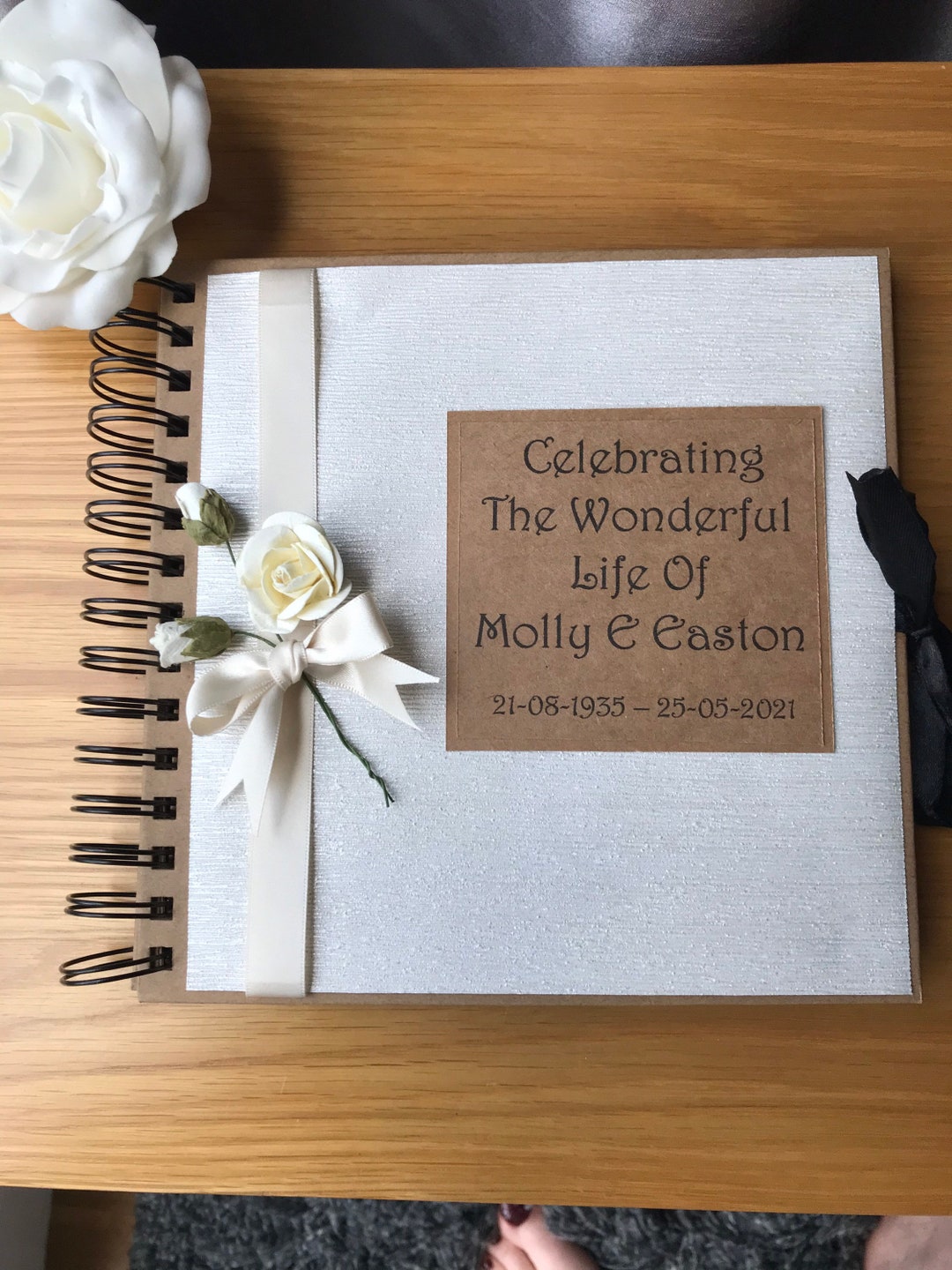 Celebration of Life Bookmemorial Guest Bookgrandparent Memory Book