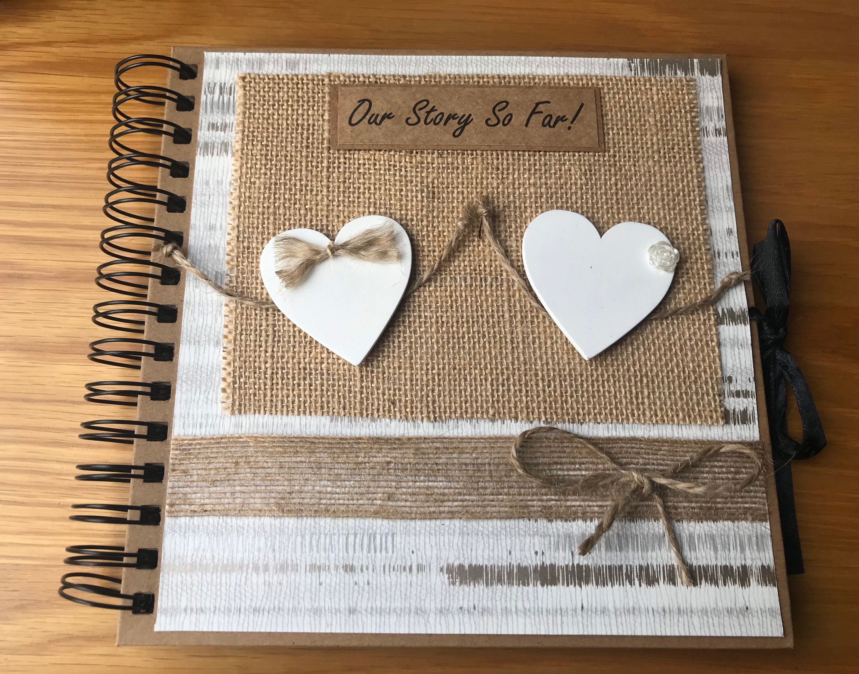 Our Book of Love Decoration Our Personalised Love Story Gift for Couples Sentimental  Gift for Him Gift for Her Anniversary Gifts 
