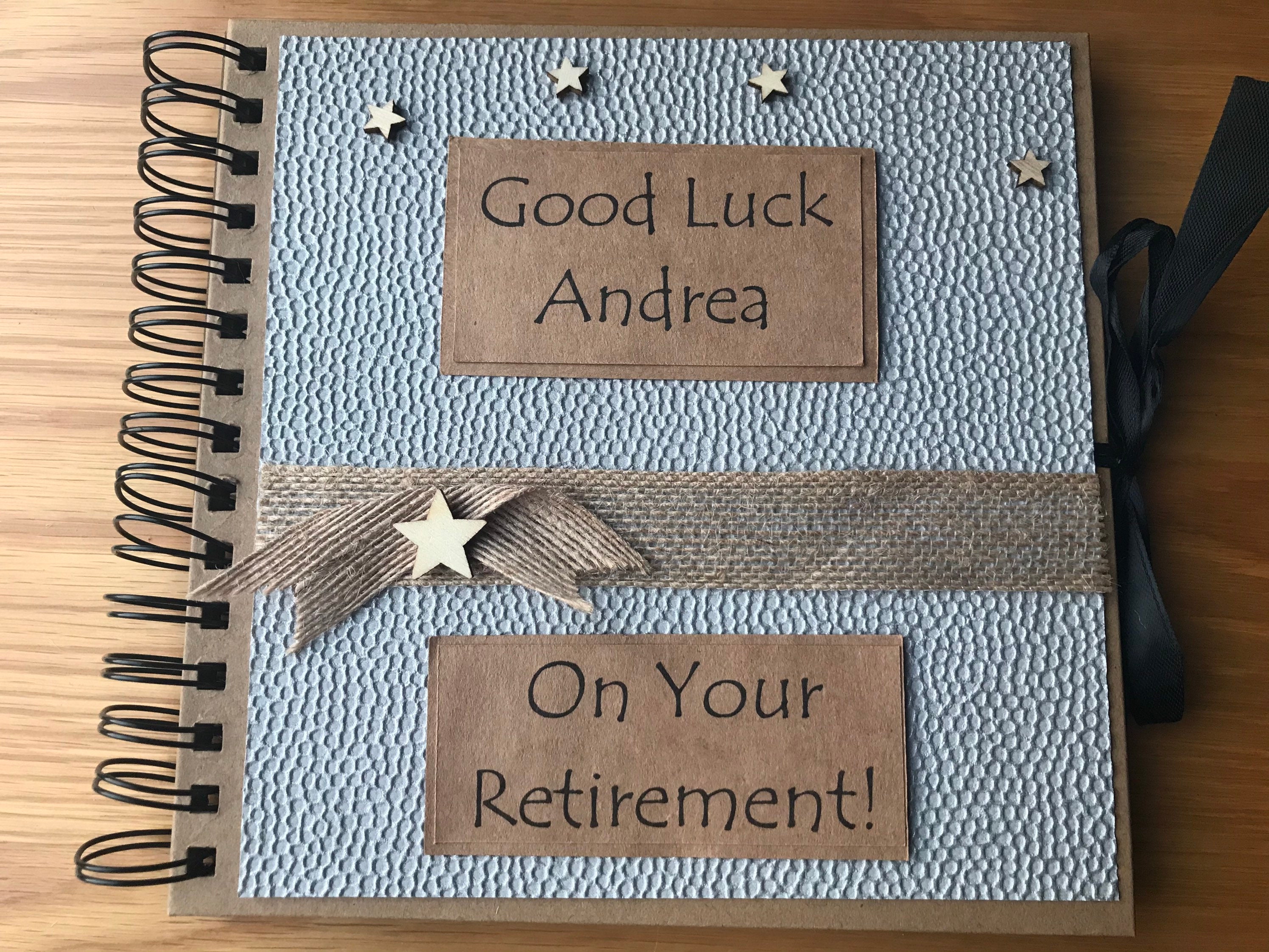 Retirement gift bookgroup retirement gift albumphoto album Etsy