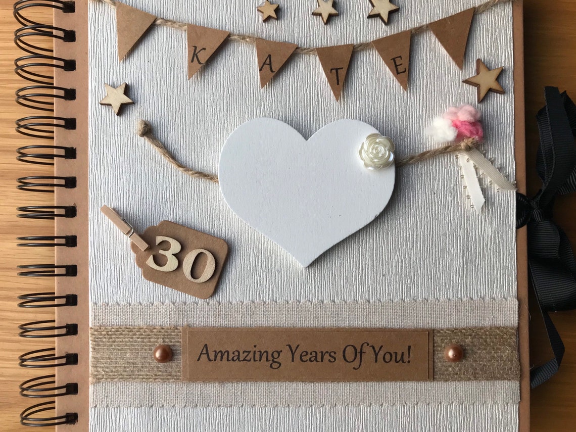 Handmade Keepsake Albummemory Keepsake Album16th 18th 21st Etsy