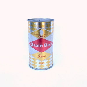 Vintage Grain Belt BEER Fake Beer Can Piggy Bank~12oz Metal Beer Can w/ Piggy Bank~Man Cave Decor~Shelf Decoration~Funny Gift