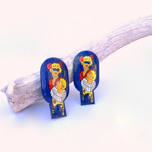Vintage Pair of Halloween Noise Makers~Noise Clicker~Metal Snapper~Made in U.S.A.~Halloween Party Favors~Masquerade~Clown