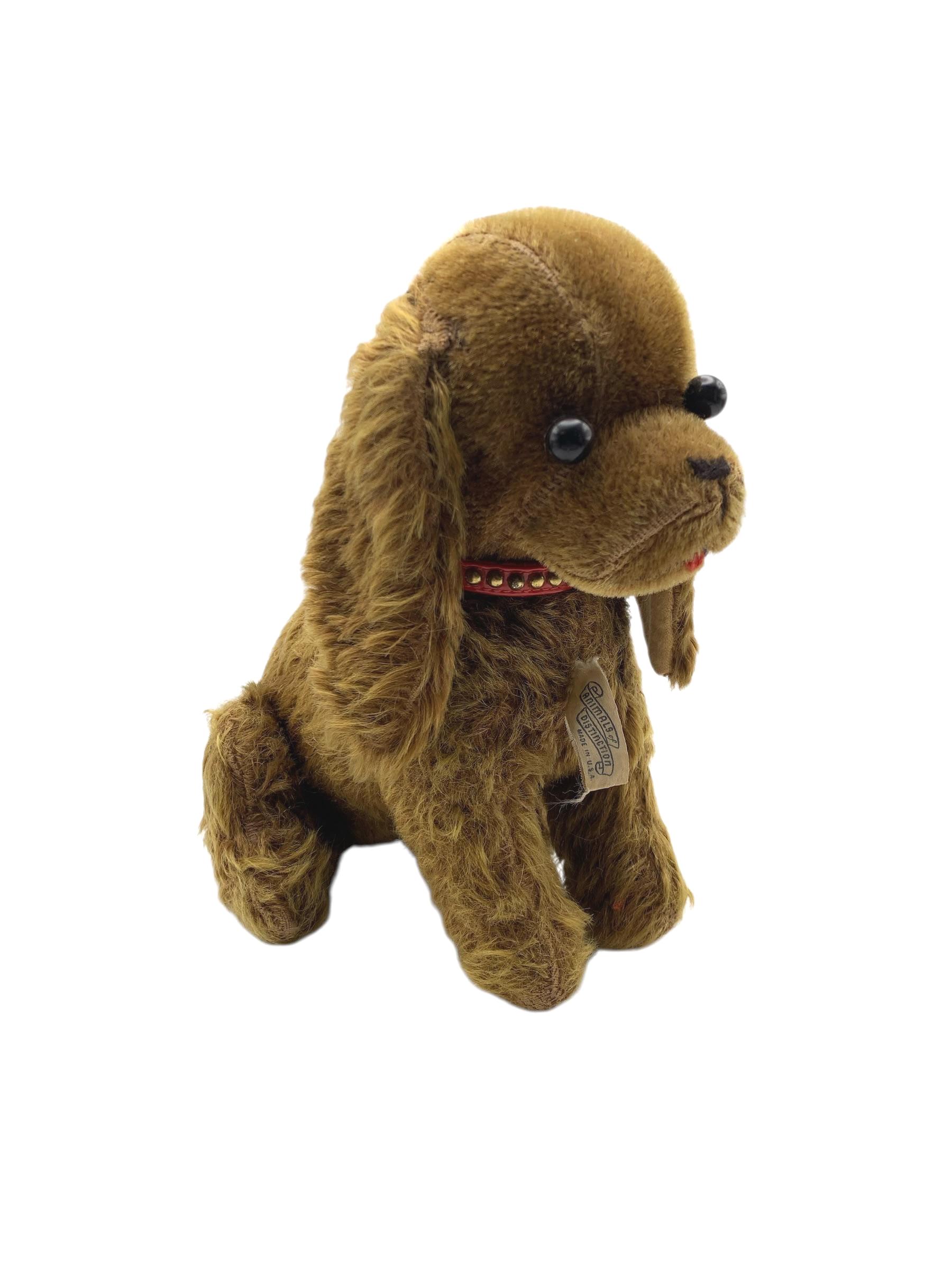 Vintage KNICKERBOCKER Stuffed DOG Cocker Spaniel~child's Toy