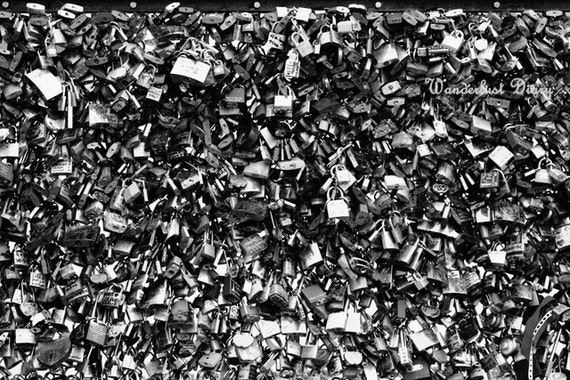 Paris Bedroom Decor Black White Photography Abstract Art Modern Paris Wall Art Paris Photography Romantic Love Locks Photography